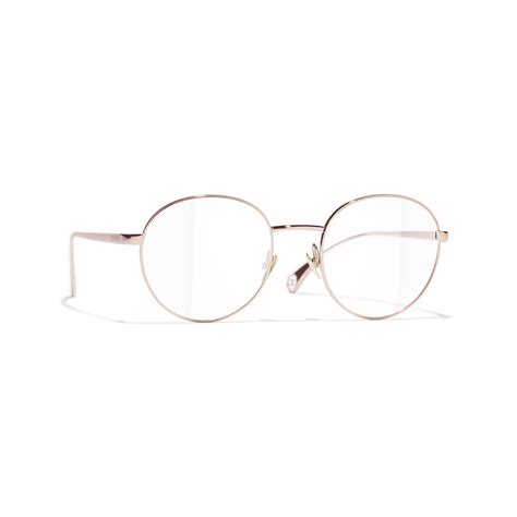 Butterfly Eyeglasses Metal Beige, Pink & Gold .